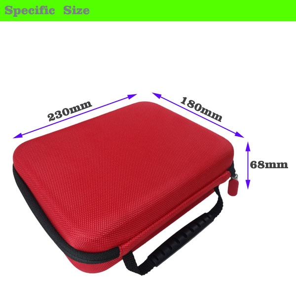 （標準中號）紅色 EVA相機包尺寸圖