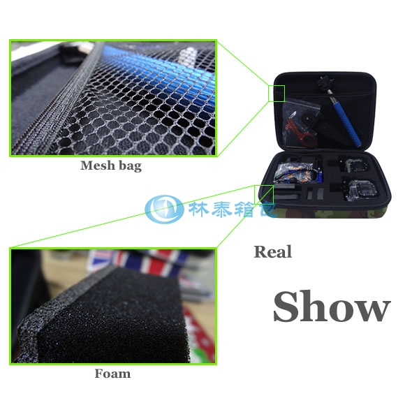 （非標(biāo)準(zhǔn)大號）迷彩 EVA相機包內(nèi)部材料細節(jié)