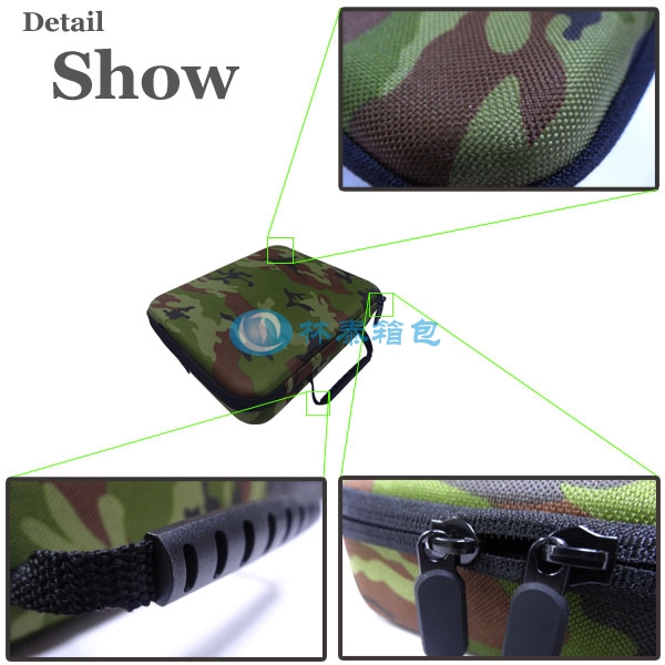 （非標(biāo)準(zhǔn)大號）迷彩 EVA相機包拉牌把手細節(jié)